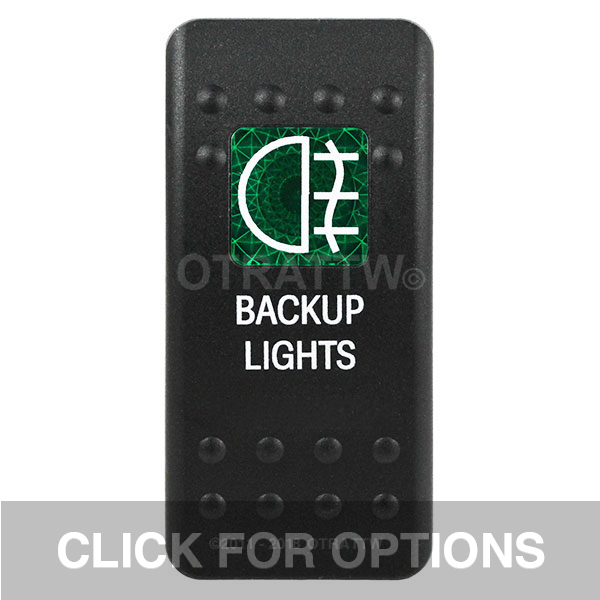 CONTURA II, BACKUP LIGHTS, GREEN SINGLE LENS, SINGLE UPPER DEPENDENT
