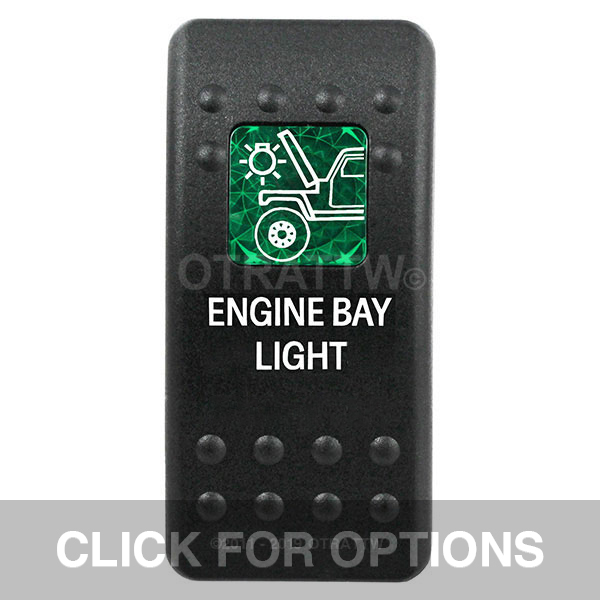 CONTURA II, ENGINE BAY LIGHT, GREEN SINGLE LENS, SINGLE UPPER DEPENDENT CONTURA II, ENGINE BAY LIGHT, GREEN SINGLE LENS, SINGLE UPPER DEPENDENT