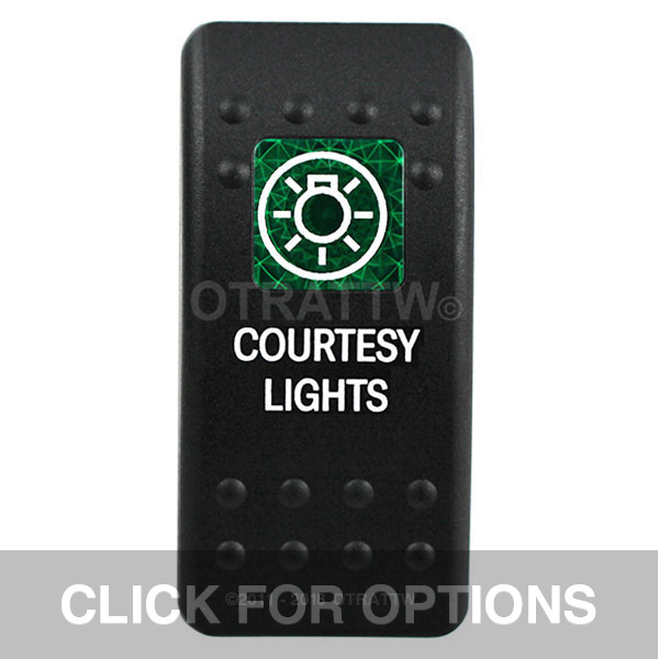 CONTURA II, COURTESY LIGHTS, GREEN SINGLE LENS, SINGLE UPPER DEPENDENT