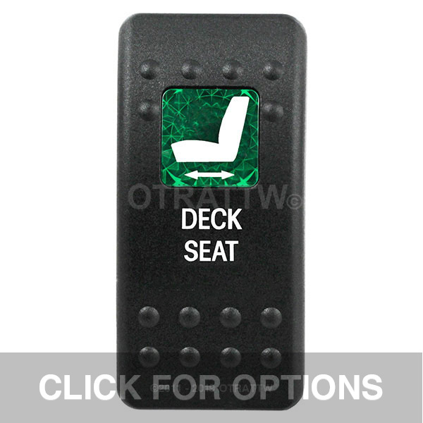 CONTURA II, DECK SEAT, GREEN SINGLE LENS, SINGLE UPPER DEPENDENT CONTURA II, DECK SEAT, GREEN SINGLE LENS, SINGLE UPPER DEPENDENT