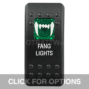 CONTURA II, FANG LIGHTS, GREEN SINGLE LENS, SINGLE UPPER DEPENDENT