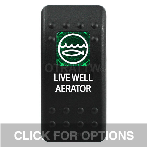 CONTURA II, LIVE WELL AERATOR, GREEN SINGLE LENS, SINGLE UPPER DEPENDENT