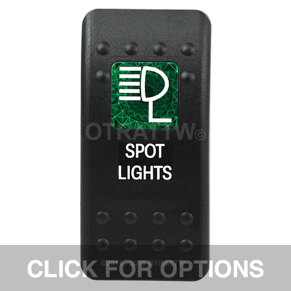 CONTURA II, SPOT LIGHTS, GREEN SINGLE LENS, SINGLE UPPER DEPENDENT