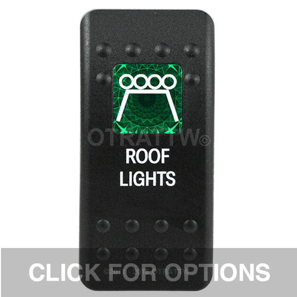 CONTURA II, ROOF LIGHTS, GREEN SINGLE LENS, SINGLE UPPER DEPENDENT