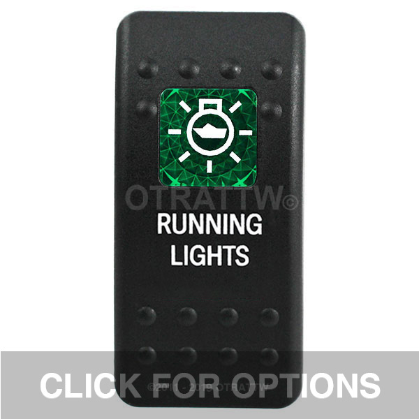 CONTURA II, RUNNING LIGHT, GREEN SINGLE LENS, SINGLE UPPER DEPENDENT