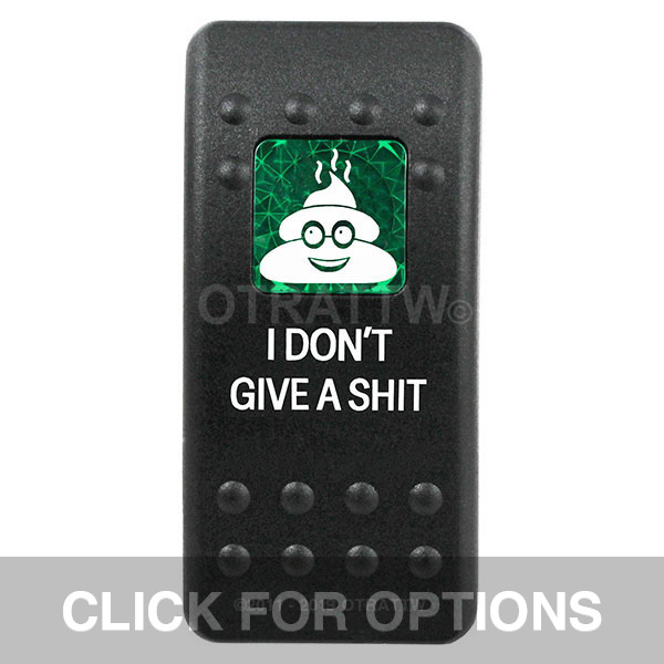 CONTURA II, I DON'T GIVE A SHIT, GREEN SINGLE LENS, SINGLE UPPER DEPENDENT