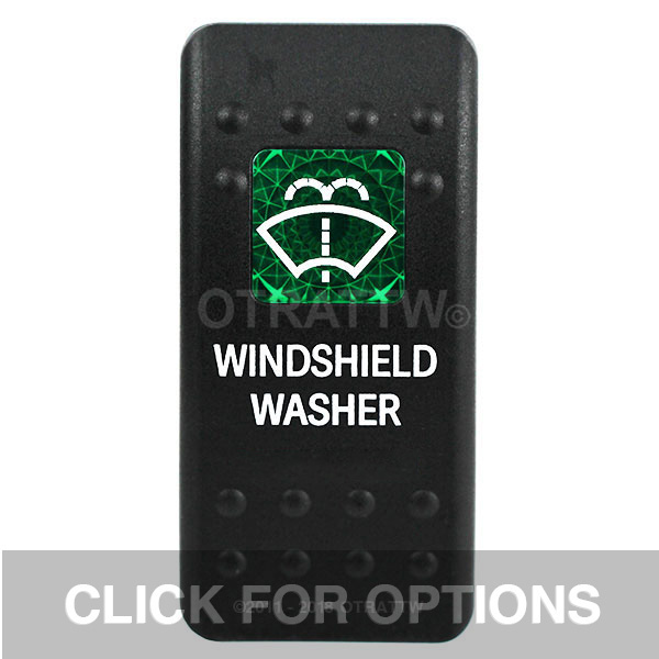 CONTURA II, WINDSHIELD WASHER, GREEN SINGLE LENS, SINGLE UPPER DEPENDENT