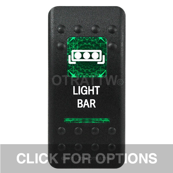 CONTURA II, LIGHT BAR, GREEN LENS, UPPER INDEPENDENT