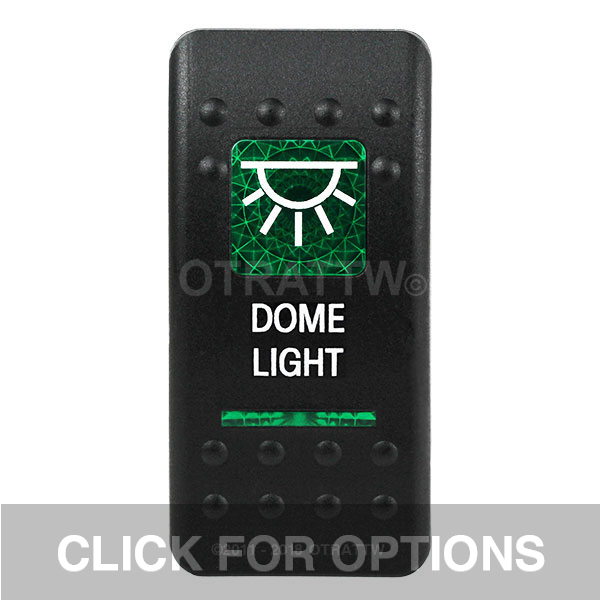 CONTURA II, DOME LIGHT, GREEN LENS, UPPER INDEPENDENT
