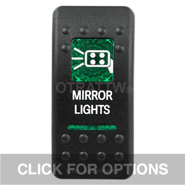 CONTURA II, MIRROR LIGHTS, GREEN LENS, LOWER INDEPENDENT CONTURA II, MIRROR LIGHTS, GREEN LENS, LOWER INDEPENDENT