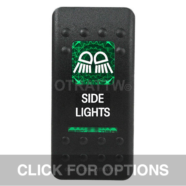 CONTURA II, SIDE LIGHTS, GREEN LENS, LOWER INDEPENDENT