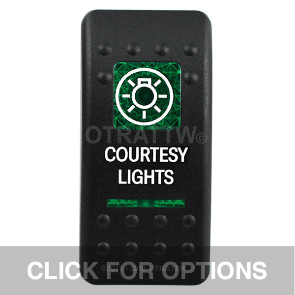 CONTURA II, COURTESY LIGHTS, GREEN LENS, LOWER INDEPENDENT