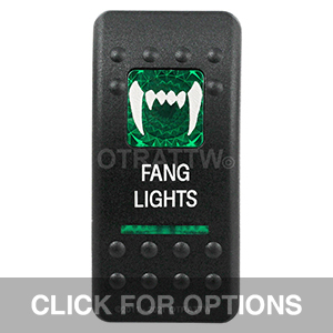 CONTURA II, FANG LIGHTS, GREEN LENS, LOWER INDEPENDENT