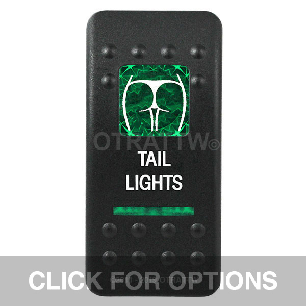 CONTURA II, TAIL LIGHTS, GREEN LENS, UPPER INDEPENDENT