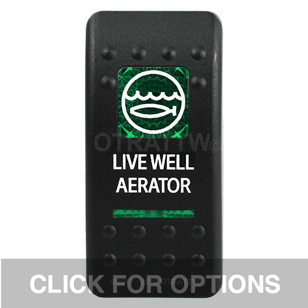 CONTURA II, LIVE WELL AERATOR, GREEN LENS, LOWER INDEPENDENT