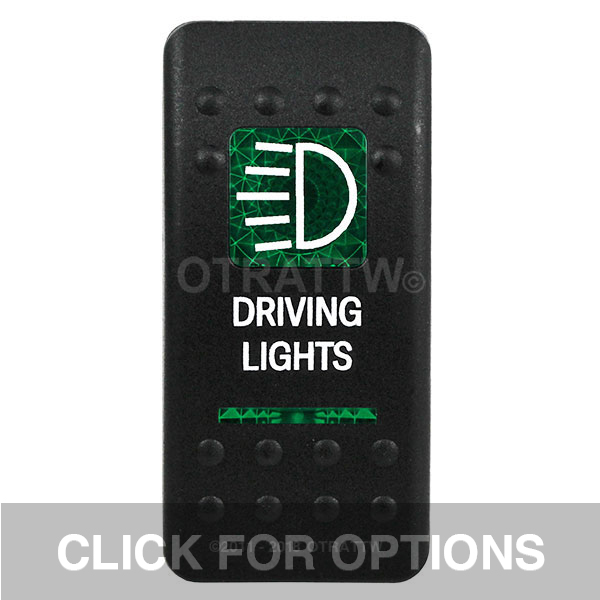 CONTURA II, DRIVING LIGHTS, GREEN LENS, LOWER INDEPENDENT