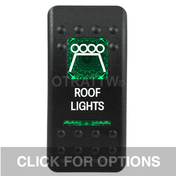 CONTURA II, ROOF LIGHTS, GREEN LENS, UPPER INDEPENDENT