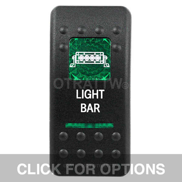 CONTURA II, LIGHT BAR, GREEN LENS, LOWER INDEPENDENT