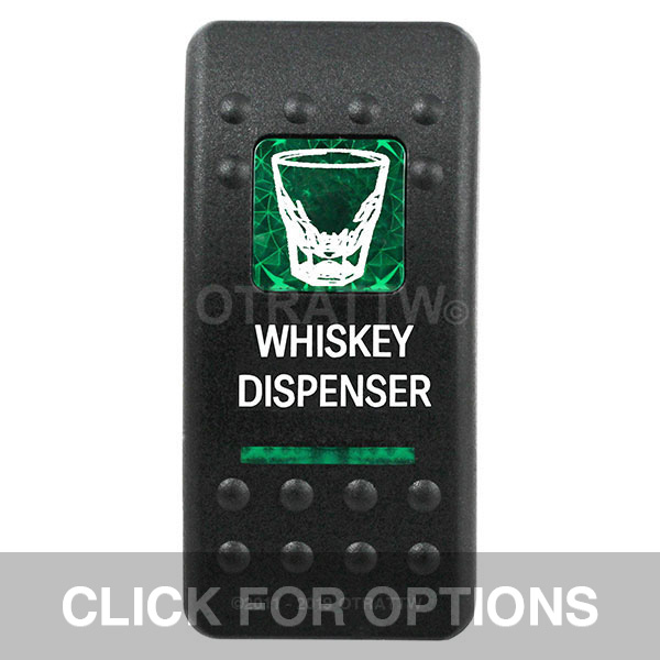 CONTURA II, WHISKEY DISPENSER, GREEN LENS, UPPER INDEPENDENT