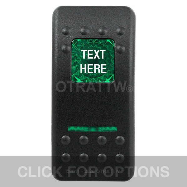 CONTURA II, TEXT ONLY, GREEN LENS, ROCKER ONLY CONTURA II, TEXT ONLY, GREEN LENS, ROCKER ONLY