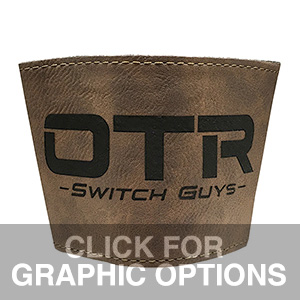 OTR Switch Guys Cup Sleeve, Dark Brown