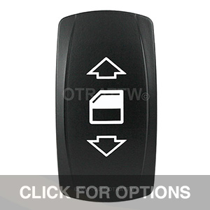 V-SERIES SEALED POWER WINDOW DPDT ROCKER SWITCH