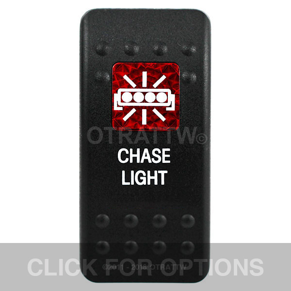 CONTURA II, CHASE LIGHT, RED SINGLE LENS, SINGLE UPPER DEPENDENT