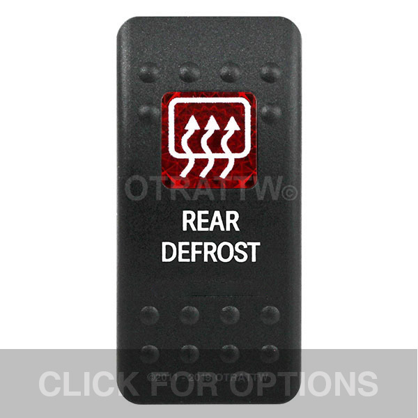 CONTURA II, REAR DEFROST, RED SINGLE LENS, SINGLE UPPER DEPENDENT CONTURA II, REAR DEFROST, RED SINGLE LENS, SINGLE UPPER DEPENDENT
