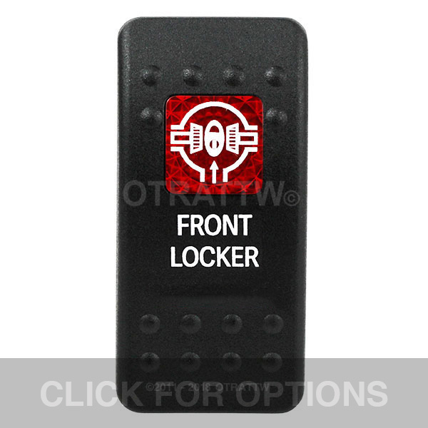 CONTURA II, FRONT LOCKER, RED SINGLE LENS, SINGLE UPPER DEPENDENT