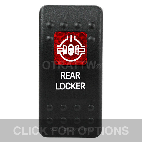 CONTURA II, REAR LOCKER, RED SINGLE LENS, SINGLE UPPER DEPENDENT