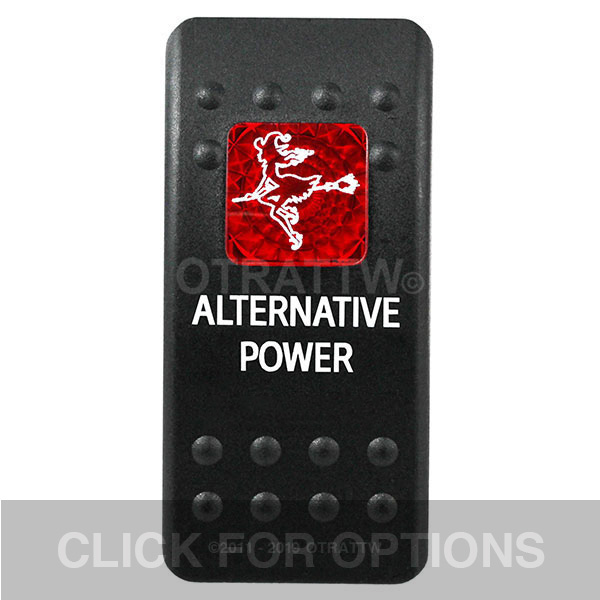 CONTURA II, ALTERNATIVE POWER, RED SINGLE LENS, SINGLE UPPER DEPENDENT