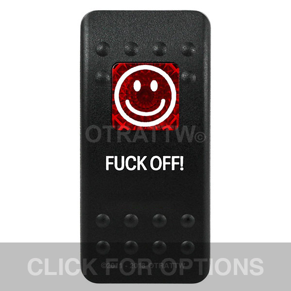 CONTURA II, FUCK OFF!, RED SINGLE LENS, SINGLE UPPER DEPENDENT