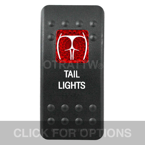 CONTURA II, TAIL LIGHTS, RED SINGLE LENS, SINGLE UPPER DEPENDENT