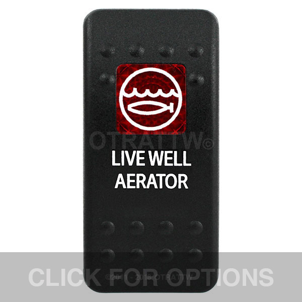 CONTURA II, LIVE WELL AERATOR, RED SINGLE LENS, SINGLE UPPER DEPENDENT