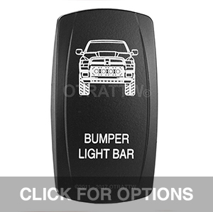 CONTURA V, DODGE RAM BUMPER LIGHT BAR, UPPER DEPENDENT LED ONLY