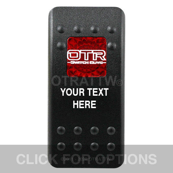 CONTURA II, OTR LOGO, RED SINGLE LENS, SINGLE UPPER DEPENDENT