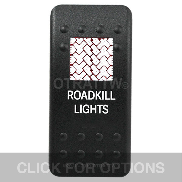 CONTURA II, ROADKILL LIGHTS, RED SINGLE LENS, SINGLE UPPER DEPENDENT
