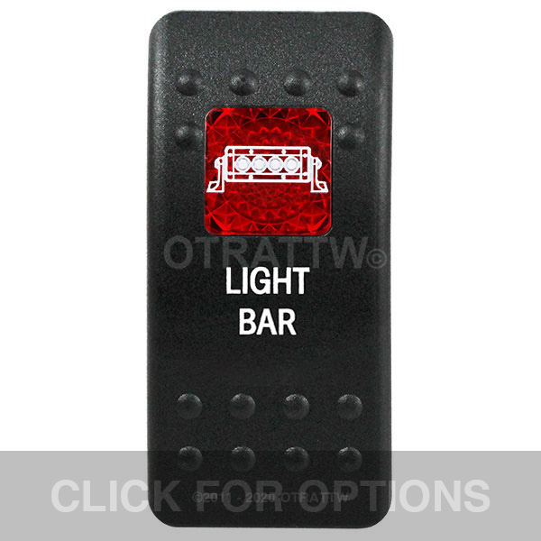 CONTURA II, LIGHT BAR, RED SINGLE LENS, SINGLE UPPER DEPENDENT CONTURA II, LIGHT BAR, RED SINGLE LENS, SINGLE UPPER DEPENDENT