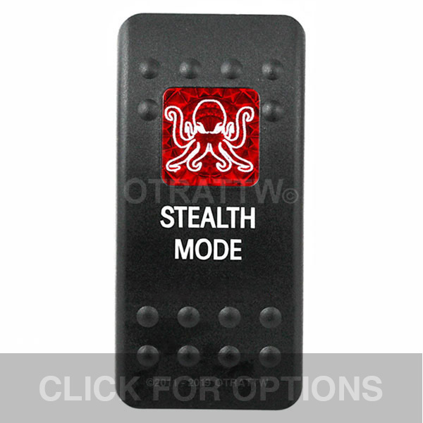 CONTURA II, STEALTH MODE, RED SINGLE LENS, SINGLE UPPER DEPENDENT