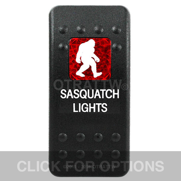 CONTURA II, SASQUATCH LIGHTS, RED SINGLE LENS, SINGLE UPPER DEPENDENT