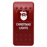 CONTURA II, CHRISTMAS LIGHTS, RED ROCKER, RED LENS, ROCKER ONLY