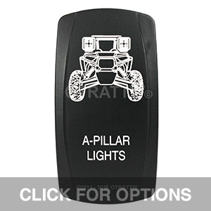 CONTURA V, RZR A-PILLAR LIGHTS, UPPER DEPENDENT LED ONLY