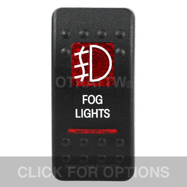 CONTURA II, FOG LIGHTS, RED LENS, LOWER INDEPENDENT