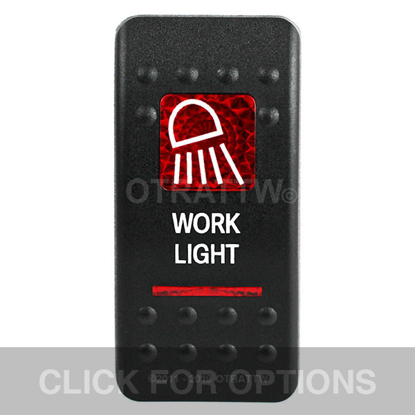 CONTURA II, WORK LIGHT, RED LENS, LOWER INDEPENDENT