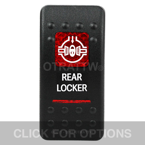 CONTURA II, REAR LOCKER, RED LENS, LOWER INDEPENDENT