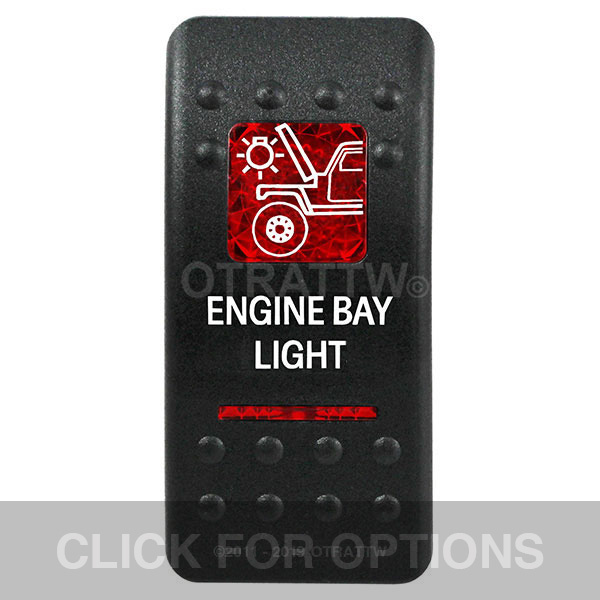 CONTURA II, ENGINE BAY LIGHT, RED LENS, LOWER INDEPENDENT