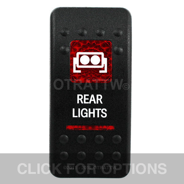 CONTURA II, REAR LIGHTS, RED LENS, LOWER INDEPENDENT