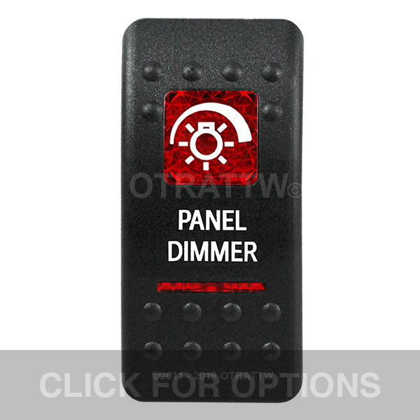 CONTURA II, PANEL DIMMER, RED LENS, UPPER INDEPENDENT CONTURA II, PANEL DIMMER, RED LENS, UPPER INDEPENDENT