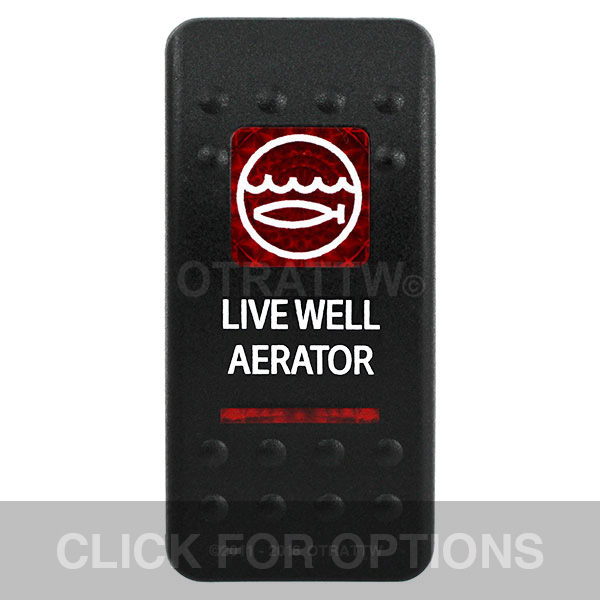 CONTURA II, LIVE WELL AERATOR, RED LENS, UPPER INDEPENDENT