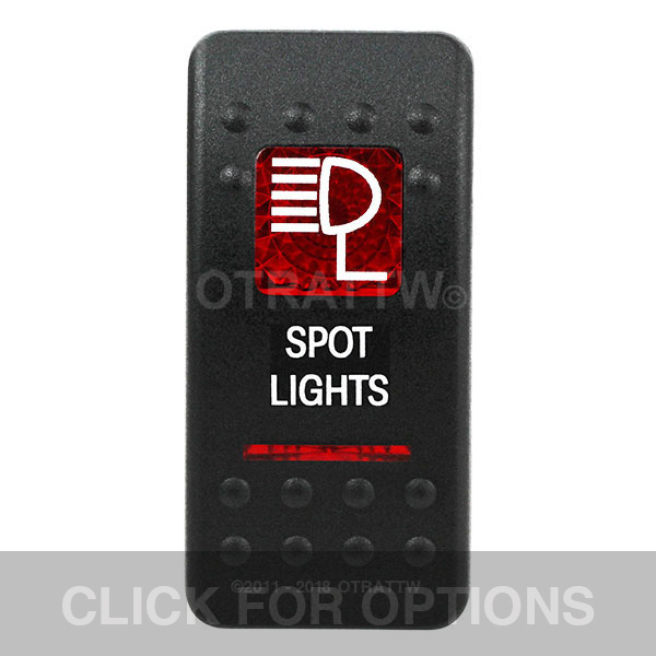 CONTURA II, SPOT LIGHTS, RED LENS, LOWER INDEPENDENT